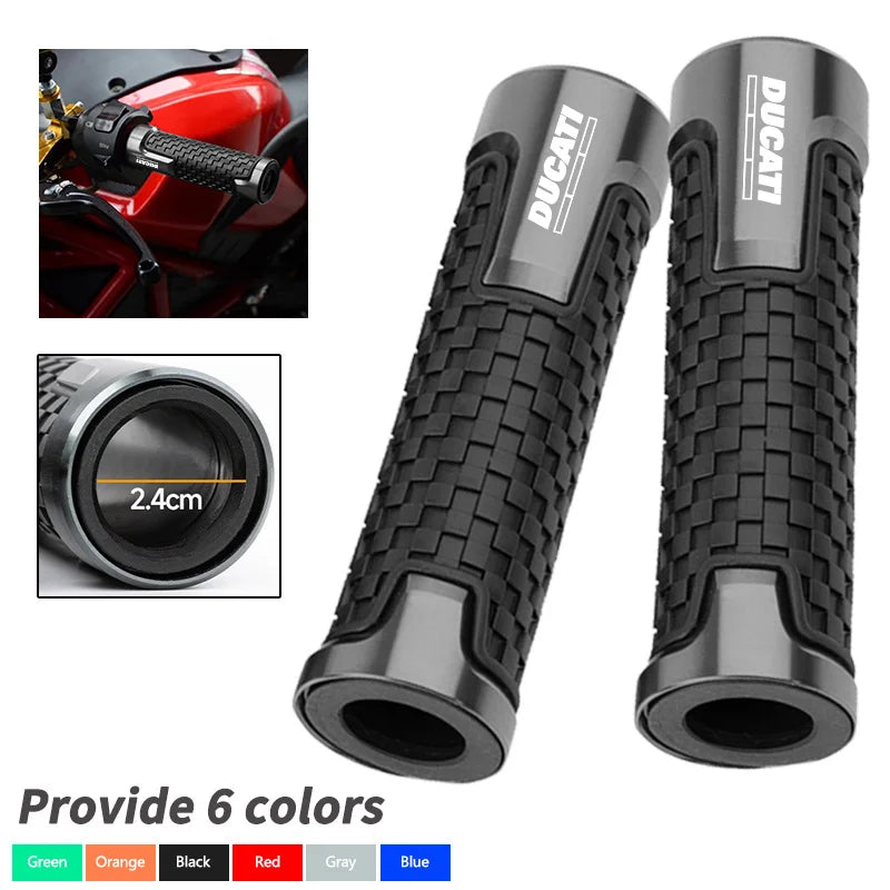Motorcycle Non Slip Handlebar Grip Throttle CNC Hand Bar Grips For Ducati Monster Panigale 748 749 999 1098 1199 1299 1198 848 S