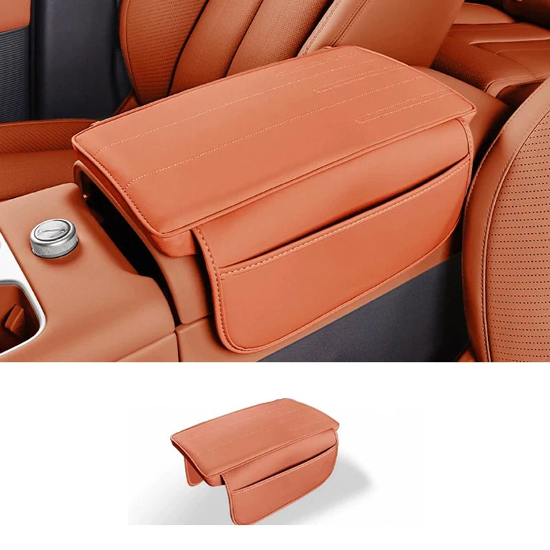 For BYD Leopard 7 Titanium 7 2025 2026 Car Armrest Box Pad Center Console Arm Rest Protector Cover Cushion Accessories
