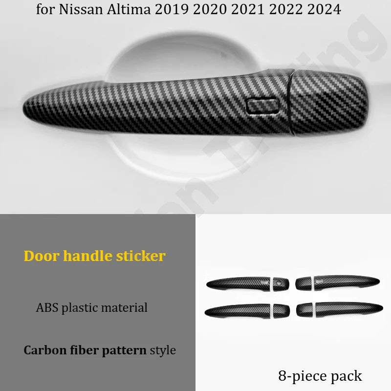 for Nissan Altima 2019-2024 Door bowl door handle decoration sticker/door handle anti scratch sticker/modified accessories