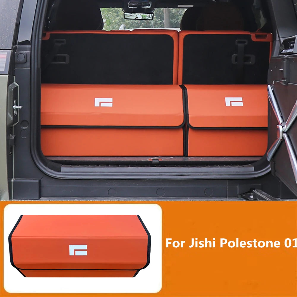 Car Trunk Storage Box Trunk Storage Box Modification Accessories For BAIC Jishi Polestone 01 Rox 01 2023 2024 2025 2026