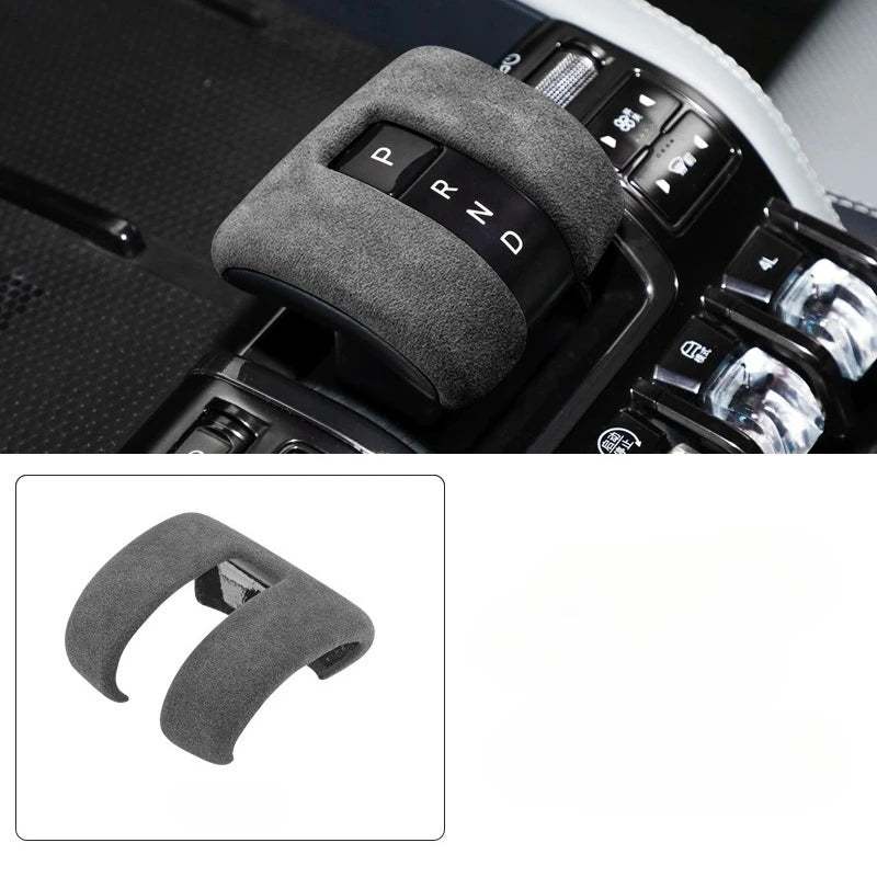 TOP SUEDE Overlays Interior Trims for BYD Formula Leopard 8 Door Panel, Central Control Shift Mat, Left and Right Air Vents