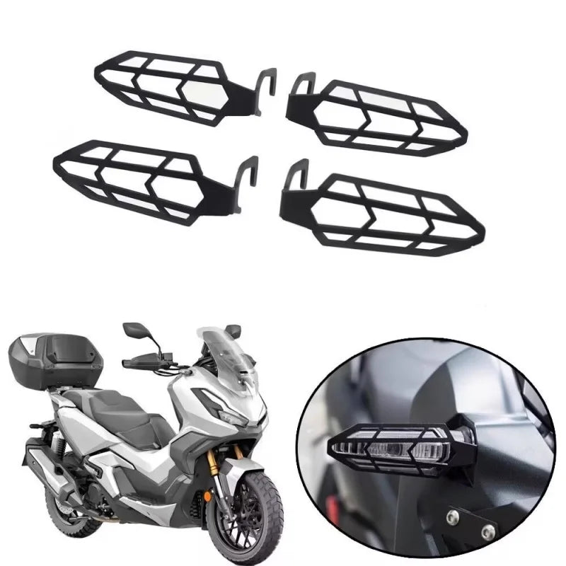 Front and Rear Turn Signal Protective Covers/Grilles For Kawasaki ZX7R ZX7RR ZX9 ZZR1200 ER-5 GPZ500S EX500R NINJA