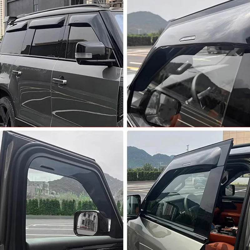 For ROX 01 Polar Stone (Jishi) 01 2023 2024 2025 2026 Car Window Visors Rain Shield trim light strip Exterior modification