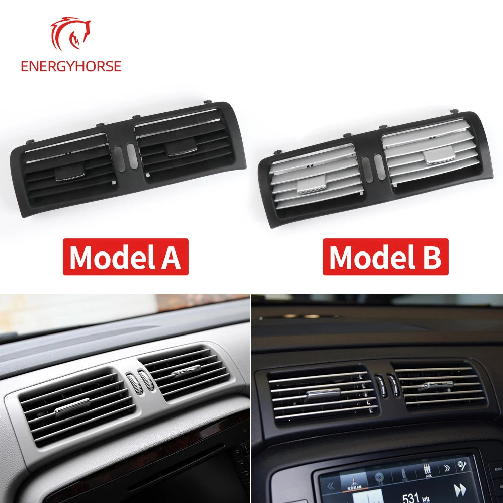 For Mercedes Benz W251 2009-2018 R300 R320 R350 R400 R500 Front Rear Fresh Air Conditioner Chromed AC Vent Outlet Grille Cover