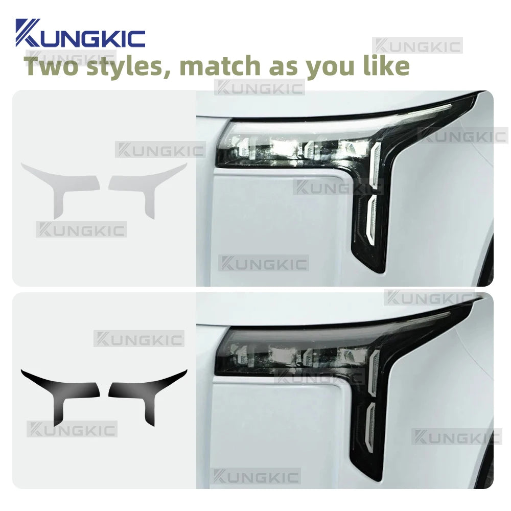 For Rox 01 2024 2025 2026 TPU Car Headlight Film TPU Pre-cut Anti-scratch Clear Smoked Sticker Accessories