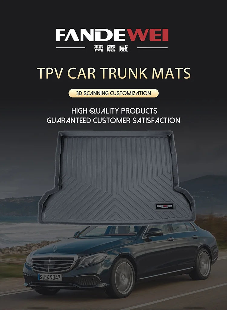 Car Trunk Mats for ISUZU MUX TOYOTA HILUX Rocco HILUX REVO VIGO LAND CRUISER 76 SERIES RAV4 Hybrid RAIZE HARRIER PRIUS