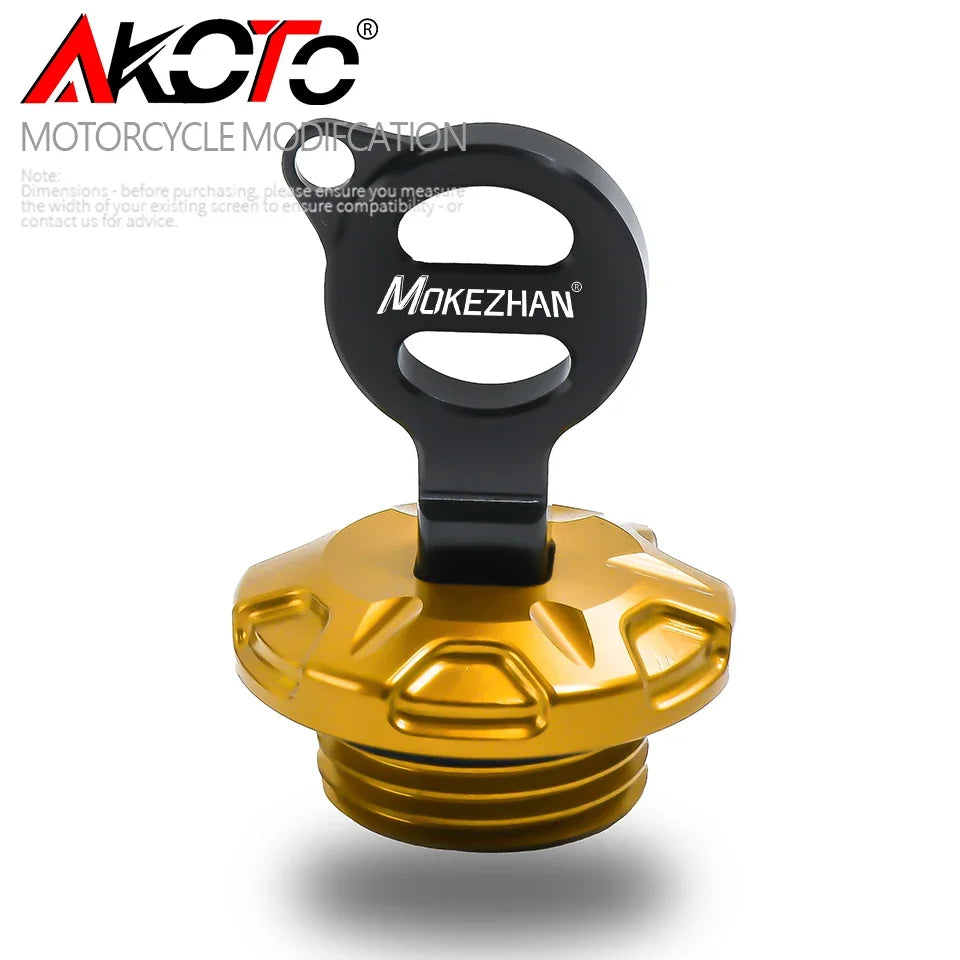 NEW Motorcycles Anti theft Oil Filler Cap Engine Oil Plug Cover For YAMAHA TENERE 700 T7 Tenere700 2017-2024 2023 Accessories