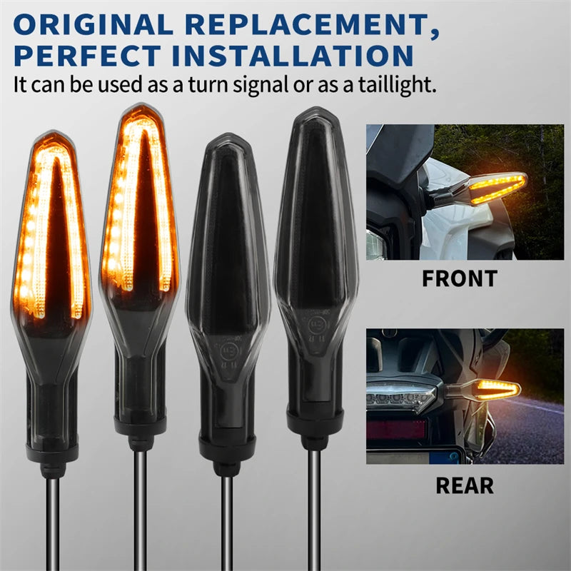 For BMW R1250GS/ADV S1000R S1000XR F900XR R 1250 GS RS S1000 R XR LED Turn Signal Flashing Light Motorcycle Indicator Lamp 2023