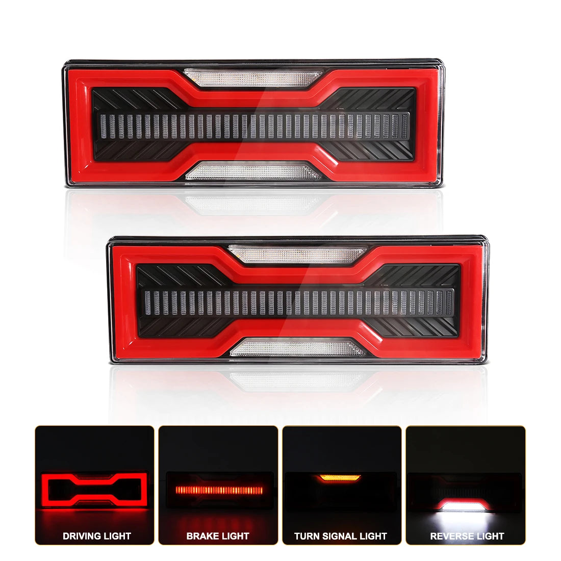 LED Tail Light For Toyota Land Cruiser FJ75 70 75 78 79 Series 1984-2011 LC79 2010-2020 Brake Stop Fog Lamp Turn Signal Light
