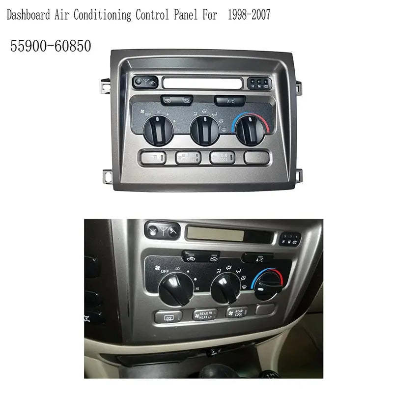 Firmly For Toyota LC100 Land Cruiser 1998-2007 Dashboard Air Conditioning Control Panel 55900-60850