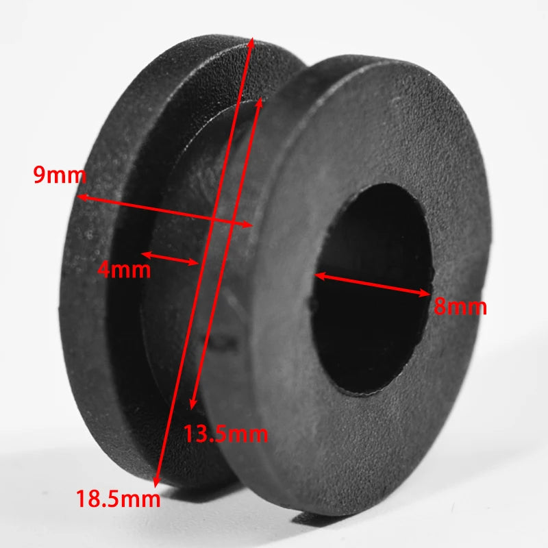 10Pcs Motorcycle Side Cover Rubber Grommets Gasket Fairings For Yamaha For Honda For Suzuki CBR GSXR Ninja ZX YZF Kawasaki Black