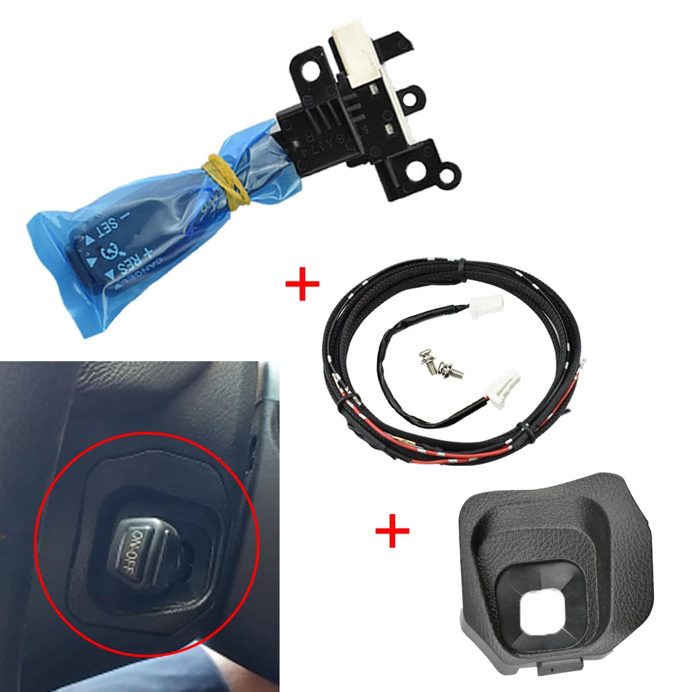 84632-34011 45186-0G030 مفتاح مثبت السرعة 2011-2016 لتويوتا لاند كروزر برادو 150 45186-0G030-E0 غطاء عجلة قيادة تزيين سيارة