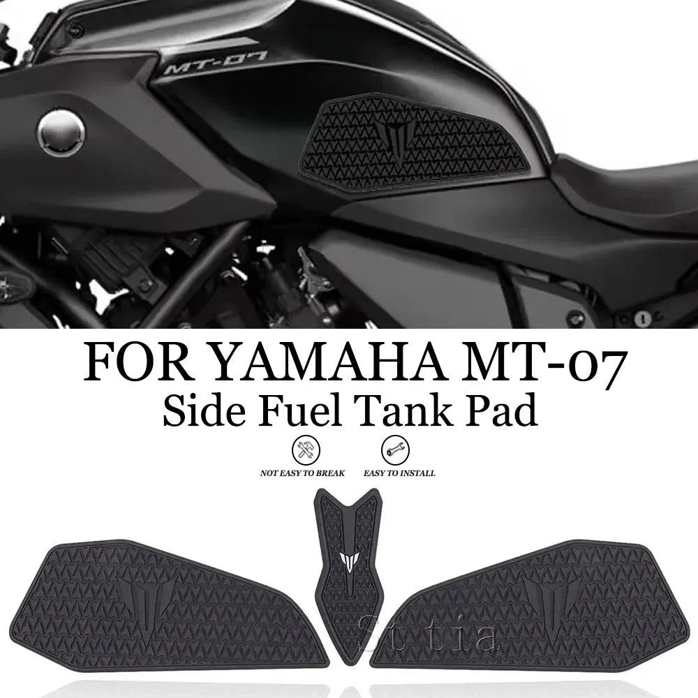 Motorcycle Fuel Tank Stickers Waterproof Durable Pad for Yamaha MT07 MT-07 2025 Impact-Resistant Decal Easy Install