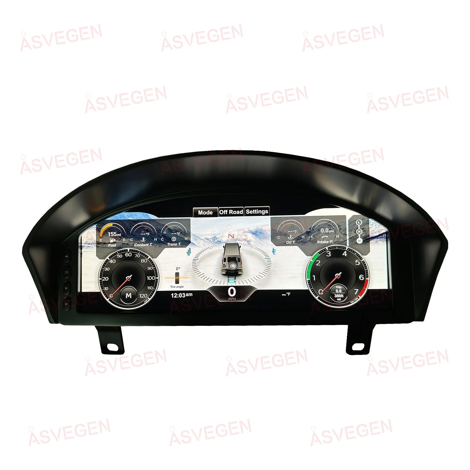 12.3" Digital Instrument Cluster for Land Rover Defender 2012-2016 Full LCD Dashboard Virtual Cockpit Speedometer Retrofit Kit