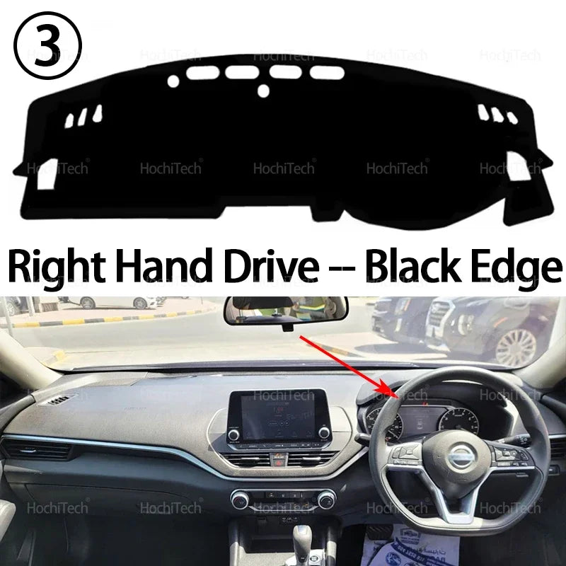 Anti-Slip Mat Dashboard Cover Carpet Sunshade Dashmat Accessories For Nissan Altima L34 2019 2020 2021 2022 2023
