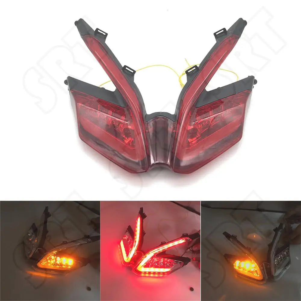 Fits for Ducati 1299 1199 Panigale 959 899 ABS 2016-2019 Motorcycle LED Taillight Rear Brake Turn Signal Integrated Tail Lights