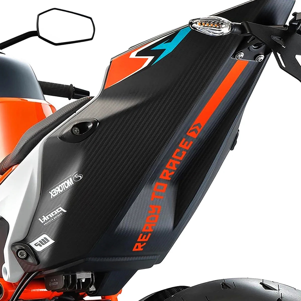 READY TO RACE Reflective Motorcycles Motorcross Stickers Decor Motor Bike Body Fuel Tank Decal Accessories for KTM  Adventure