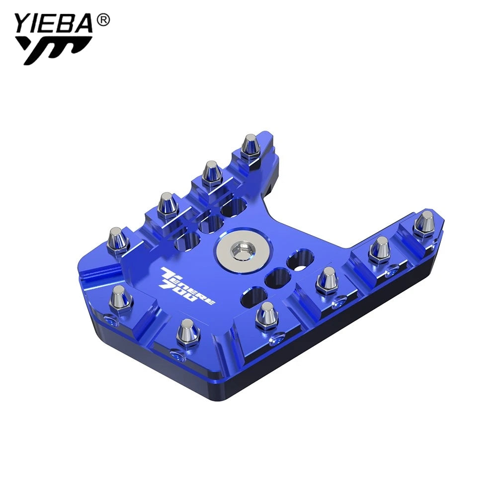 TENERE700 2019-2024 CNC Motorcycle Rear Brake Pedal Step Plate Tip Plate Enlarge FOR YAMAHA TENERE 700 XTZ700 T700 WOLD RAID