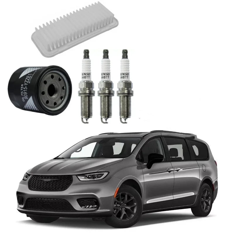 Car Oil Filter&Air Filter&Spark Plug  For Citroen C1 Peugeot 107 108 Toyota Aygo 1.0 2005-2014 Durable Automotive Parts