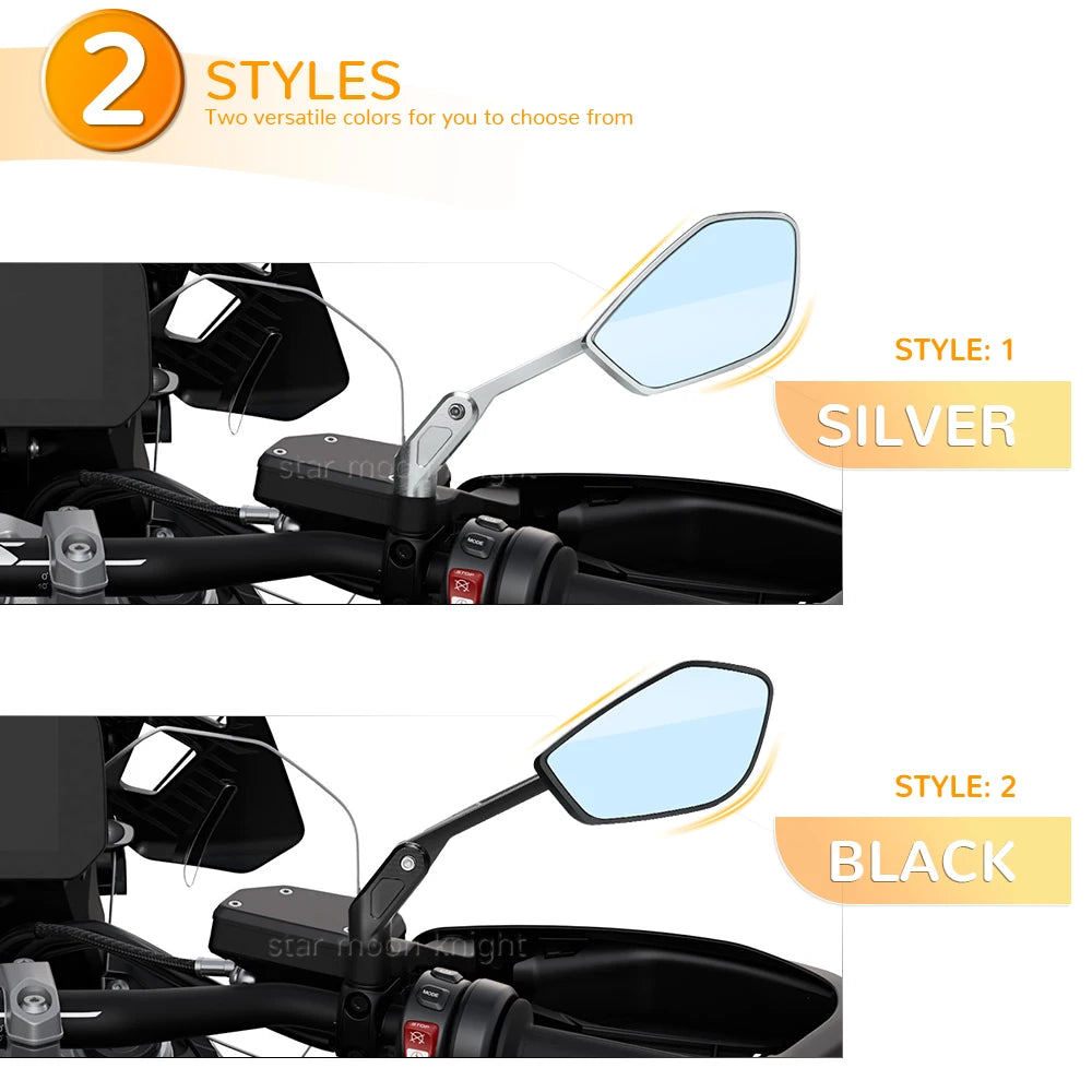 HD Enhance vision Side Mirror For BMW F850GS Adventure F 750 GS R 1300GS R1250GSA R 1250 GS Foldable Rearview Mirror Accessories