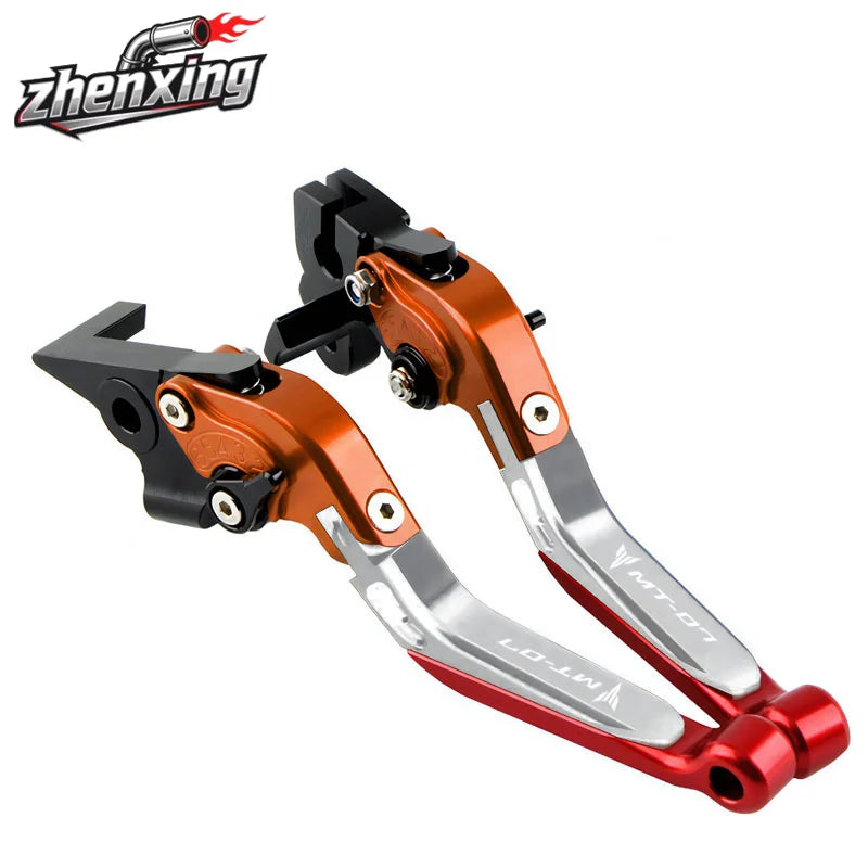 For YAMAHA MT-07 FZ-07 MT 07 FZ07 MT07 FZ 07 2014-2025 Motorcycle CNC Adjustable Folding Extendable Brake Clutch Levers Handle