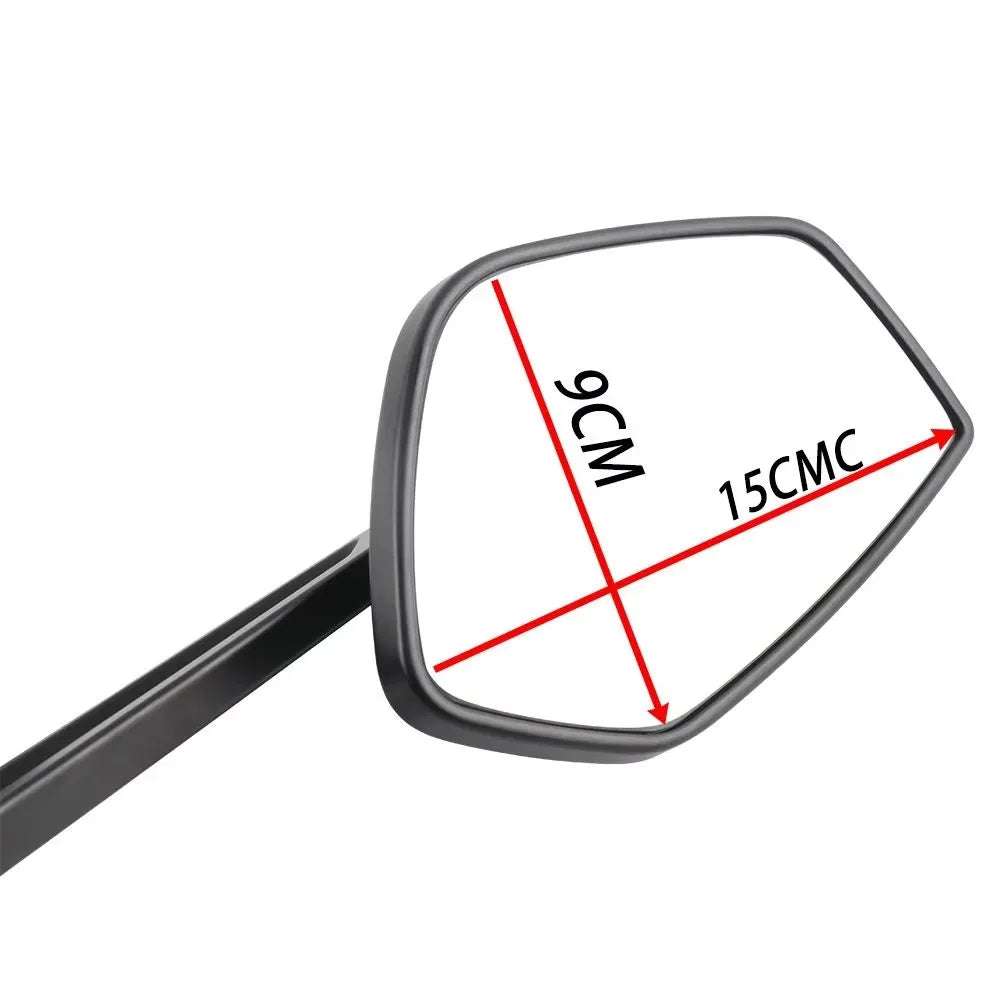 For Kawasaki Ninja ZX-14R Motorcycle Rearview Mirrors Wide Vision Aluminum Alloy Side Mirrors Anti-Shake Adjustable Casting