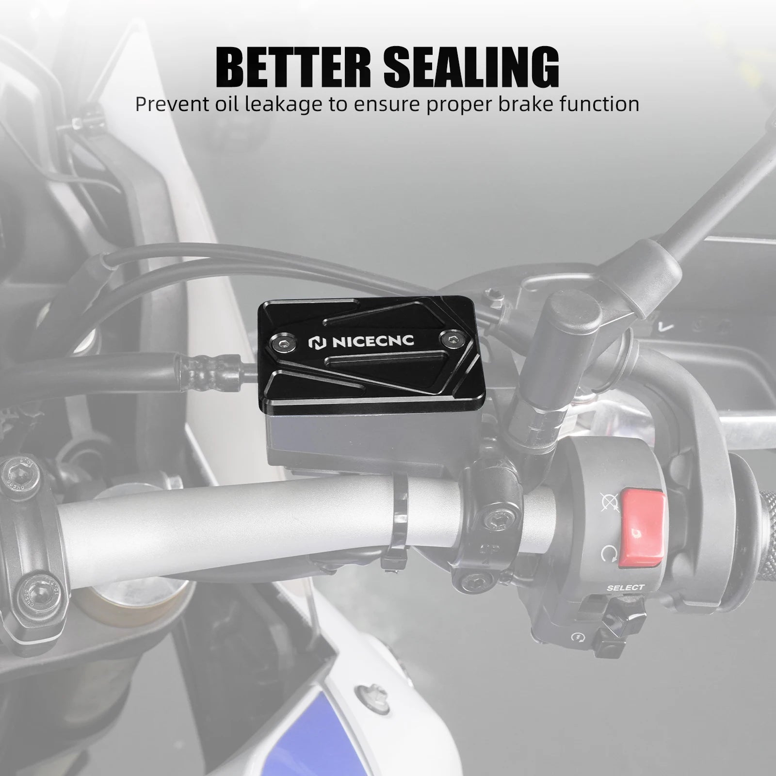1x Brake Fluid Reservoir Lid Cover for Yamaha MT07 MT-07 2018-2022 Tenere 700/Rally Edition 19-24 Super Tenere XTZ1200 ES 14-23