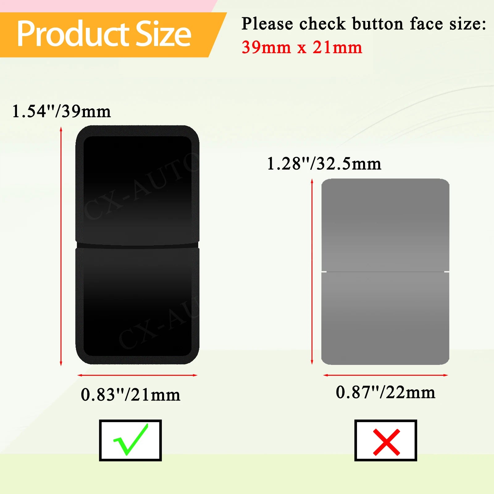 Customize 2-IN-1 Push Button Switch 12V 3A For Toyota FJ Land Cruiser Y61 Prado 120 LC100 4Runner Tacoma Hilux Switch 39x21mm