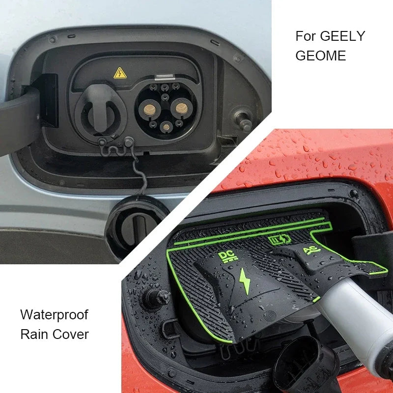 New Energy Car Charging Port Waterproof Cover Gun Charge Rain Cover For ROX 01 GEELY GALAXY L7 E5 EX5 E8 M9 GEOME STARRAY EM-i
