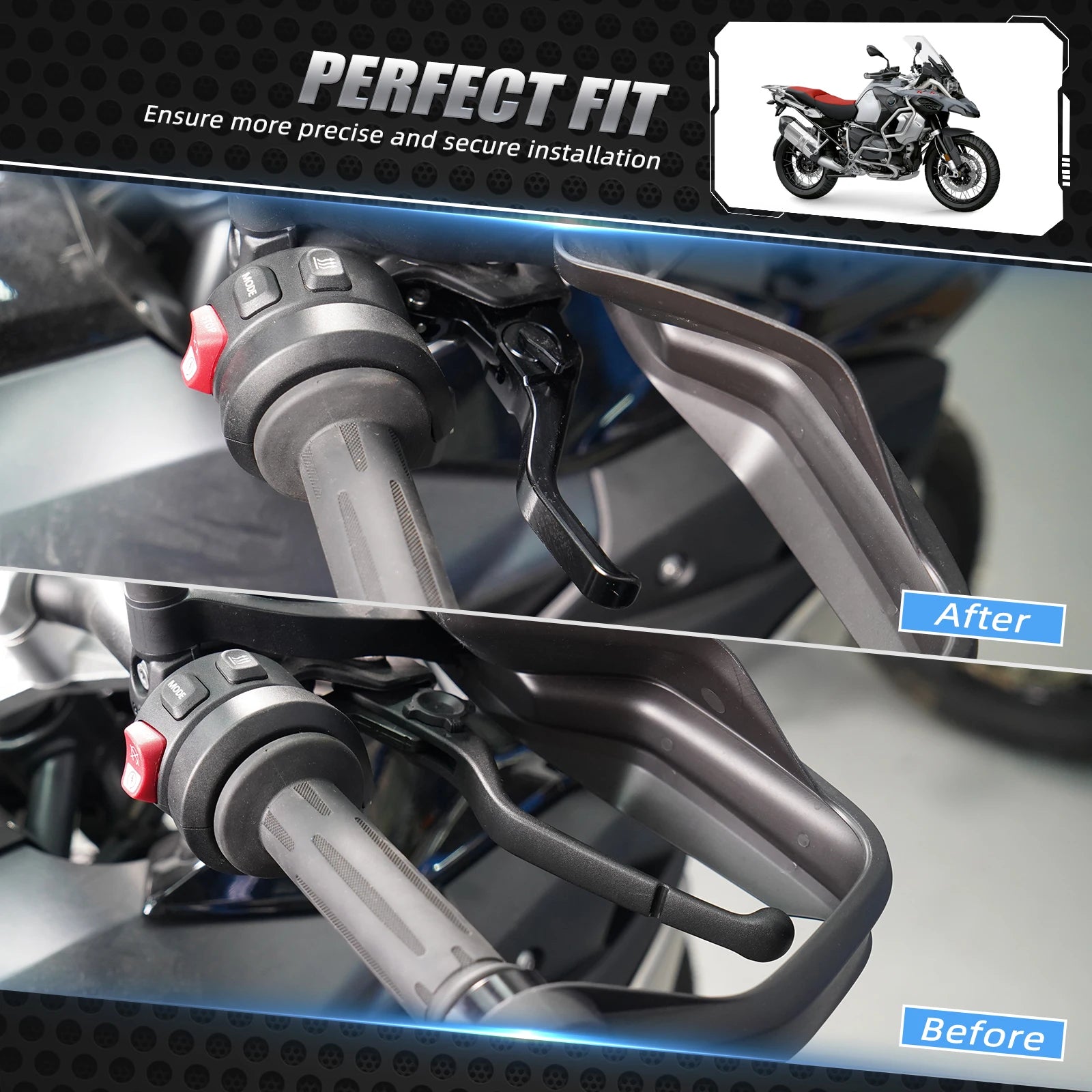 For BMW R1250GS Adventure R 1250 GS R/RS/RT 2018-2024 Shorty Brake Clutch Lever R1200GS Adventure R 1200 GS R/RS/RT2014-2018
