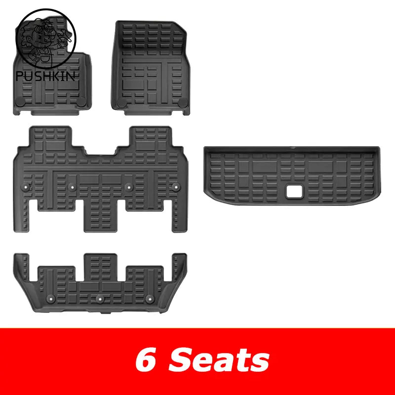 For Rox Adams polestone 01 ROX 01 2026 2025 TPE Floor Mats Dirt-resistant Foot Carpet Floor Cover Auto Interior Accessories