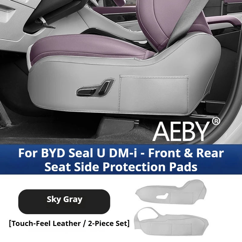 AEBY For BYD Seal U DM-i 2020-2025 Seat Gap Protector, Anti-Dust Anti-Scratch Side Padding, Interior Protective Mat Accessories