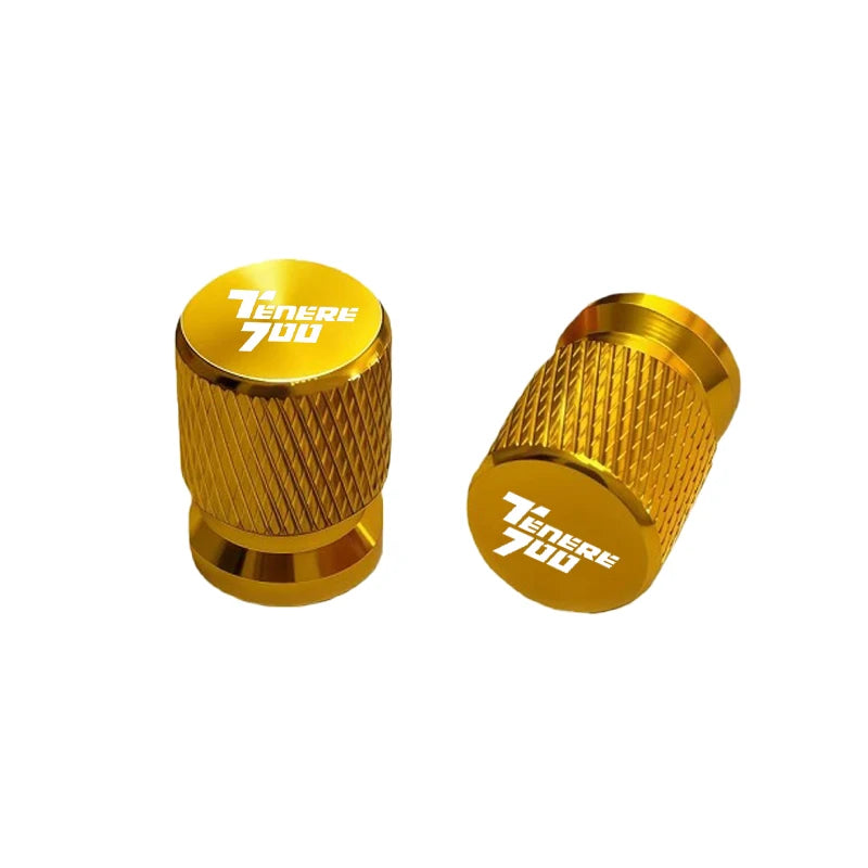 2PCS Motorcycle Aluminum For YAMAHA TENERE700 XT700 TENERE 700 World Raid T700 T7 Alloy Tire Wheel Parts Valve Stem Caps Cover