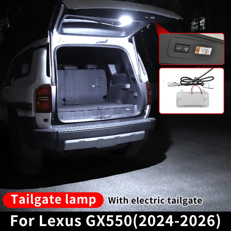 For Toyota Land Cruiser 250 2024-2025 Prado LC250 Lexus gx550 550h Tailgate Illuminating Light Upgraded Modification Accessories