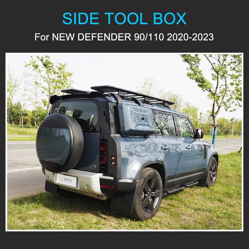 90 110 2020-2025 Toolbox High Quality Luggage Box External Modification Accessories Side Tool Box for Land Rover Defender