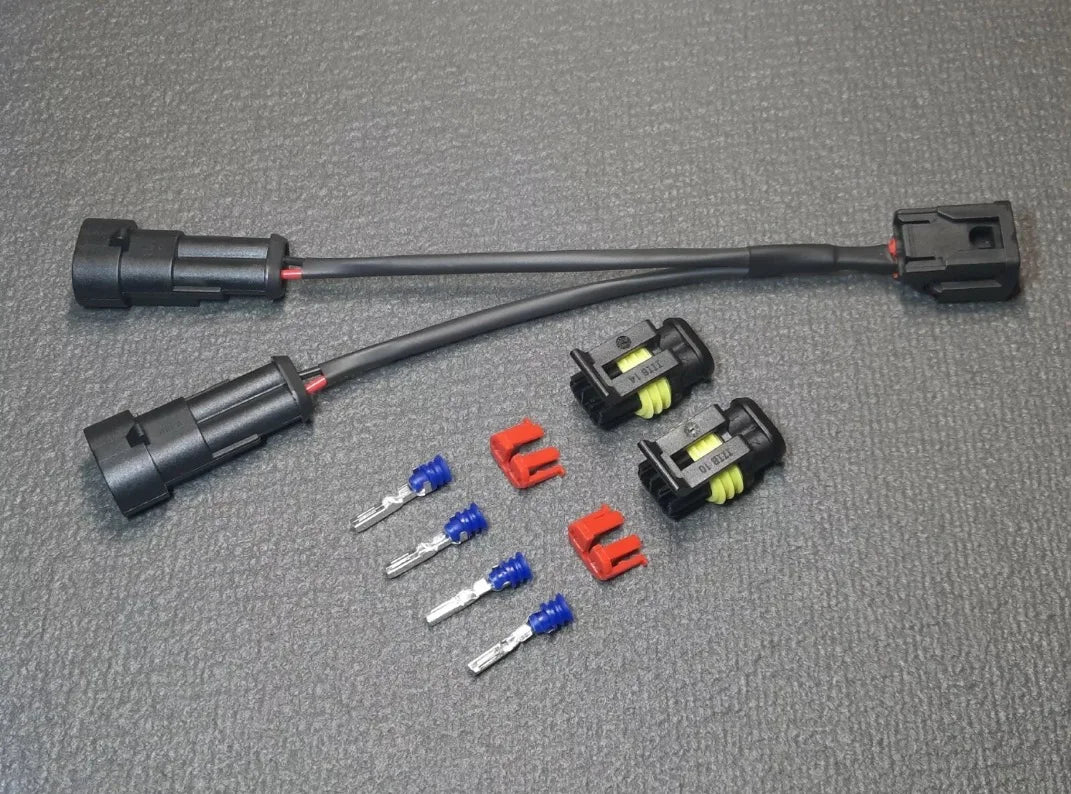 Y Splitter Cable Power Outlet Connector Plug 12V For Honda CRF250L CRF300L XL750 Transalp 2023-up CRF1000L CRF1100L Africa Twin