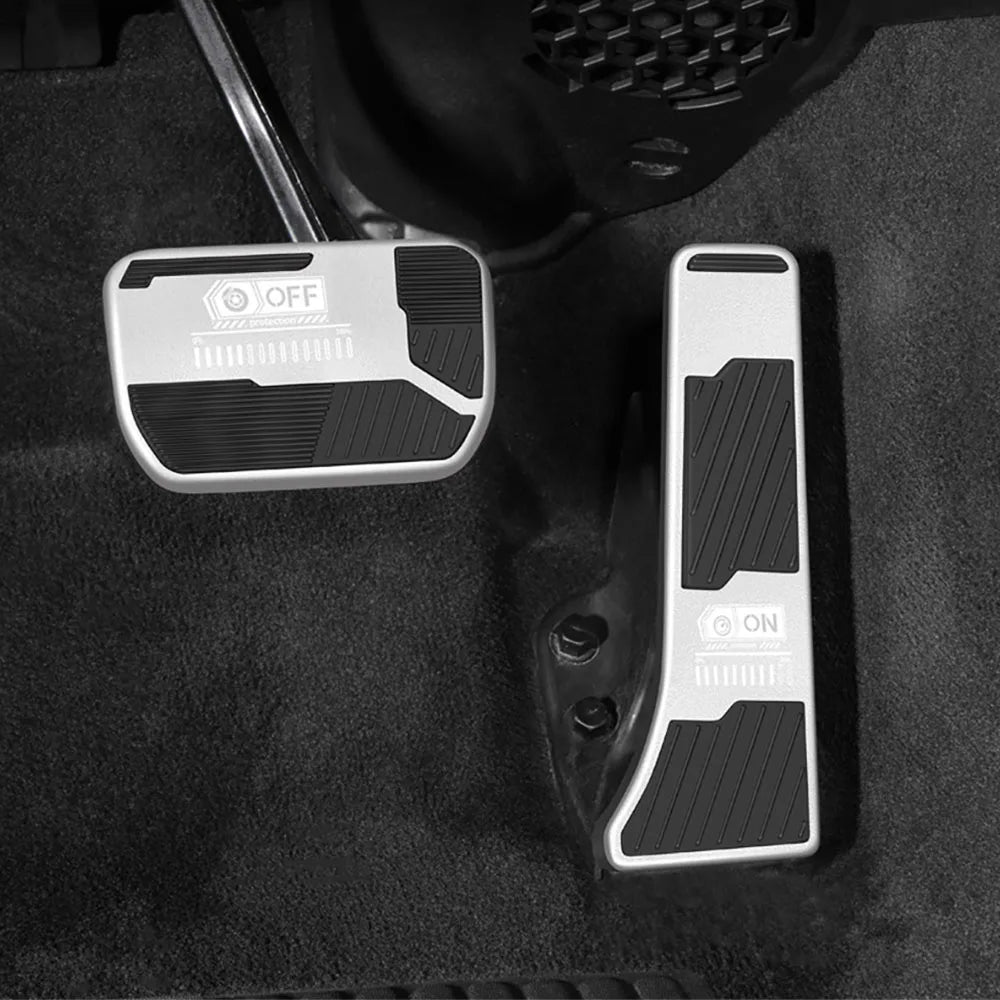 2 Pcs Accelerator And Brake Pedals Fit For Rox Adamas 2025 2026 Aluminum Alloy Foot Pedal Interior Modification Supplies