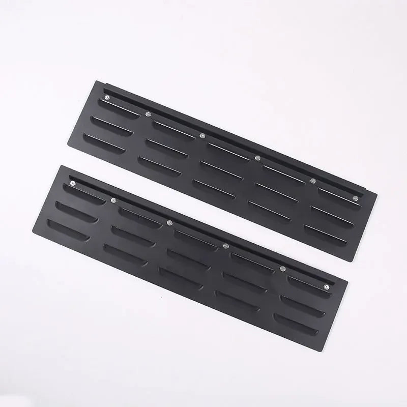 For Land Rover Defender 110 130 2004-2025 Aluminum Black Car Rear Door Air Vents Ventilation Shutters Cover Trim Car Accessories