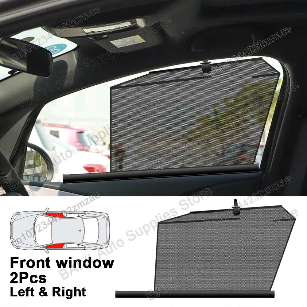 For BYD Dolphin 2021-2025 Car Lifting Window Sunshade Customizable Sun Shade Front Rear Windshield Sunshield Protector Cover