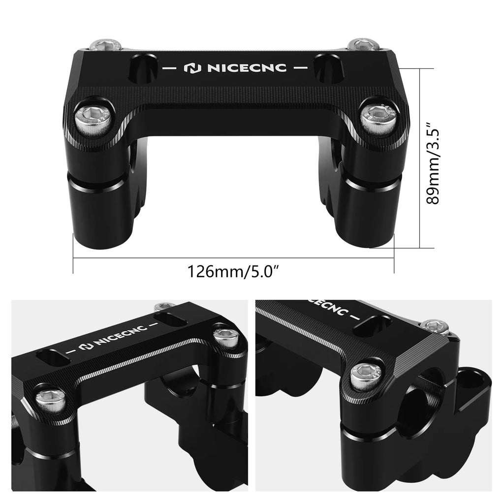 For BMW R1250GS R1200GS GSA Handlebar Riser 45MM R 1250 GS R1250GS Adventure 2019-2023 R 1200 GS R1200GS Adventure 2014-2018