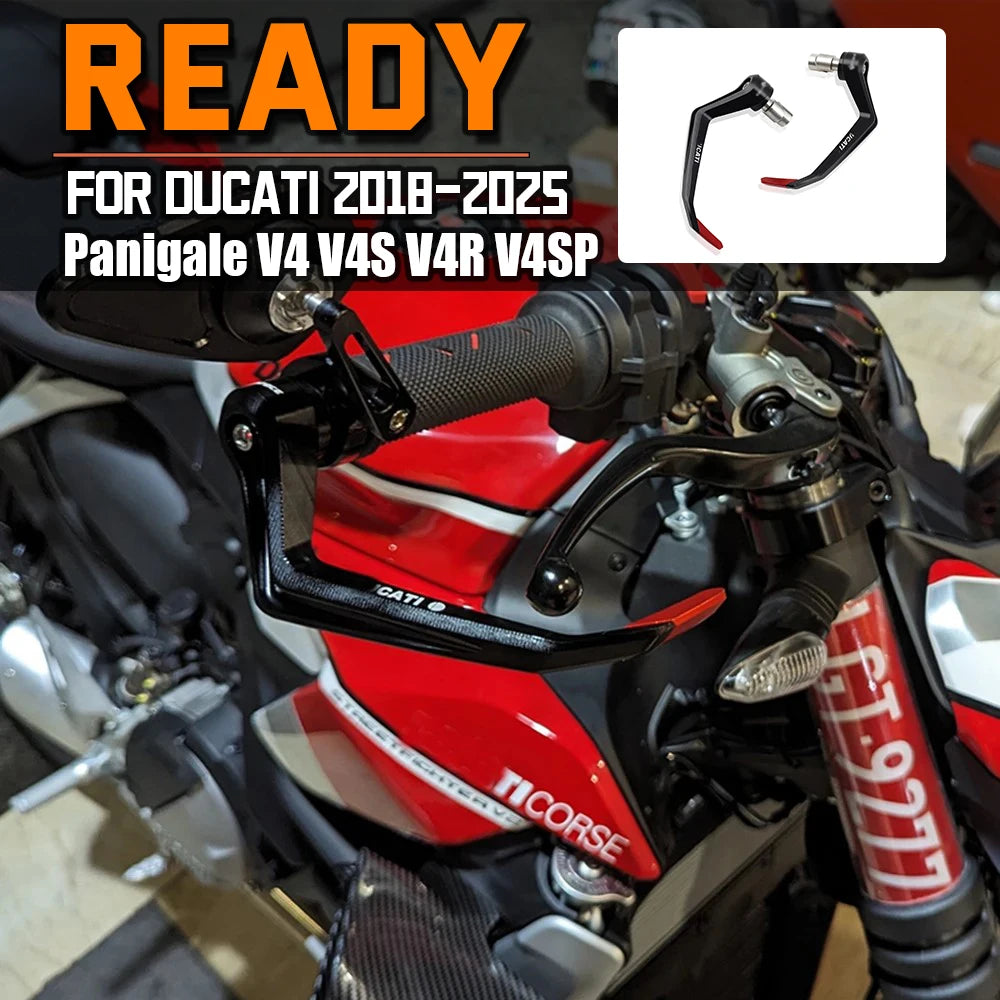 For DUCATI Panigale SR PANIGALE V4 V4S V4R V4SP CNC Handlebar Brake Clutch Levers Protector v4s Anti-collision clutch protector