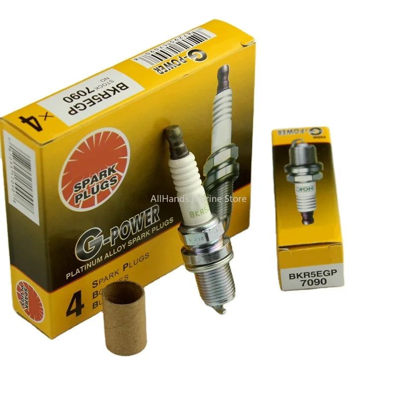 Spark Plugs Platinum 7090 BKR5EGP G-Power Platino Bujias Car Candles For Japanese Car Automotive Parts