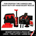 PMP Hydraulic Jack Set – Adjustable Recovery and Lifting, Vertical Rescue Jack for Desert Off-Road Vehicles, Outdoor Rescue Equi