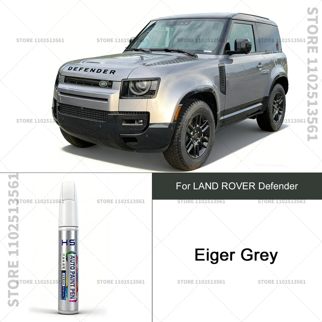 For LAND ROVER Defender Car Paint Repair Pen Paint Scratch Repair Accessories Fuji White Santorini Black Eiger Grey Sedona Red