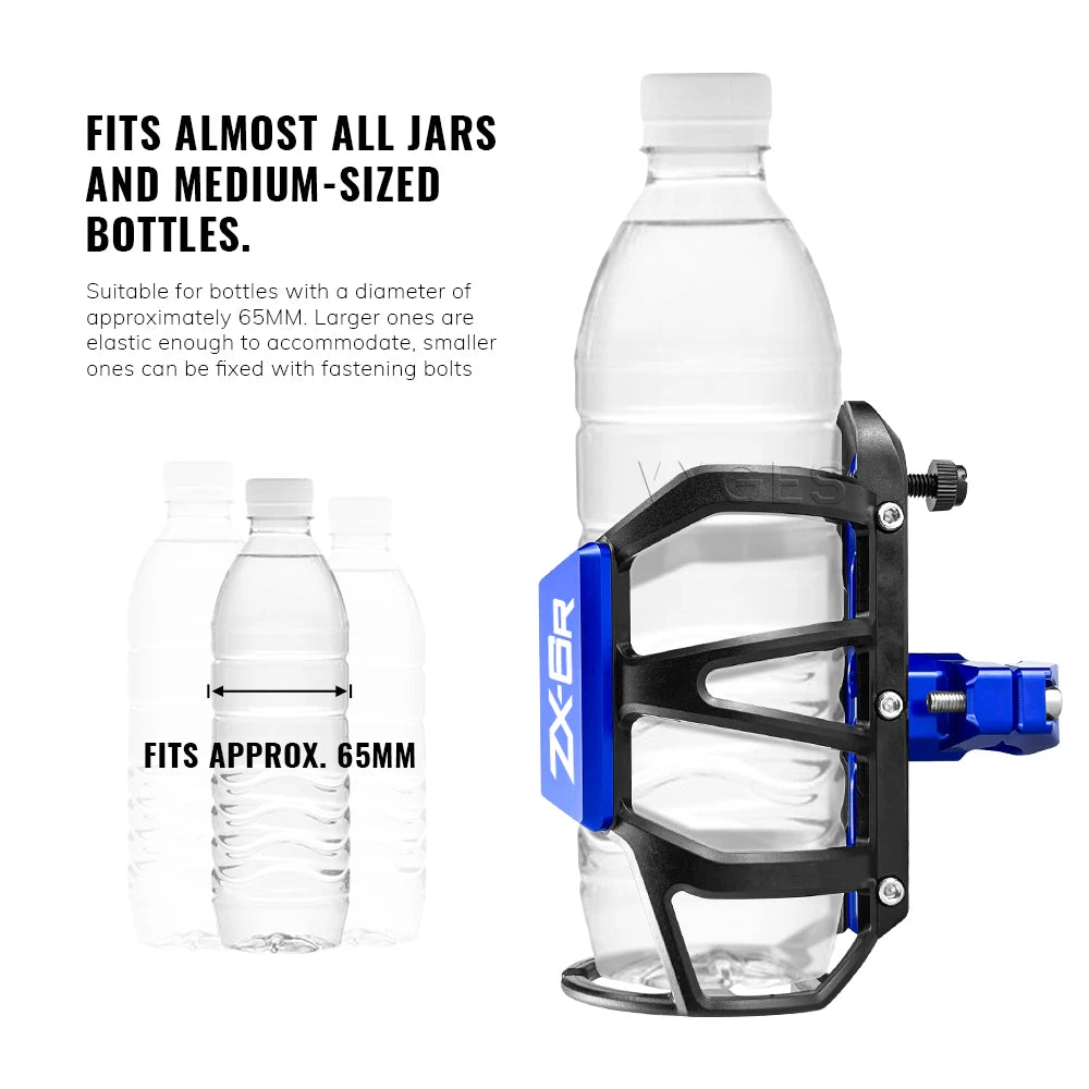 Motorcycle Beverage Water Bottle Cage For Kawasaki Ninja ZX-6R ZX6R ZX-4RR ZX4RR ZX-4R ZX4R Drinks Holder Water Cup Holder