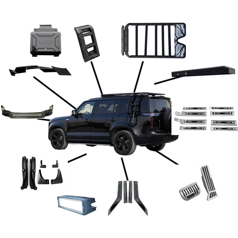 Outdoor Off-Road Body Parts Rox 01, Roof Rack Grille Side Bag Car Accessories