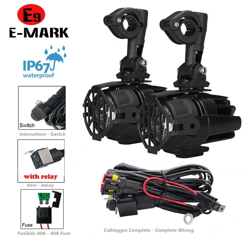 For Honda CRF1100L CRF 1100L CRF1100 L Africa Twin Motorcycle Accessories LED Auxiliary Fog Light Driving Lamp