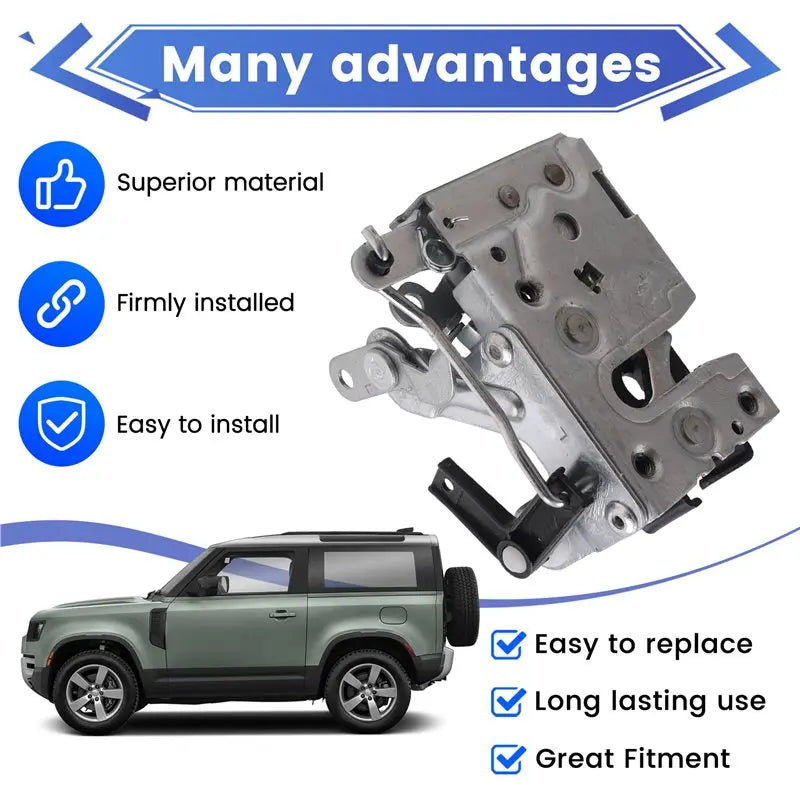 N26R-Front Left Door Latch Block Assembly For Land Rover Defender 90& 100 TD5 TDI 1987-2006-MWC1477 FQJ500250 FQJ103170