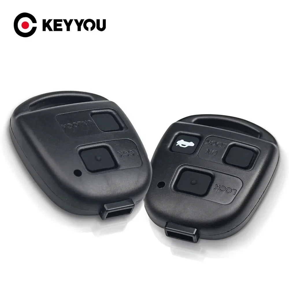 KEYYOU جديد لمفتاح سيارة تويوتا كامري راف 4 كورولا برادو يارس تاراجو كروزر لكزس إي إس آر إكس آي إس إل إكس IS200 RX300 ES300 LS400 GX460