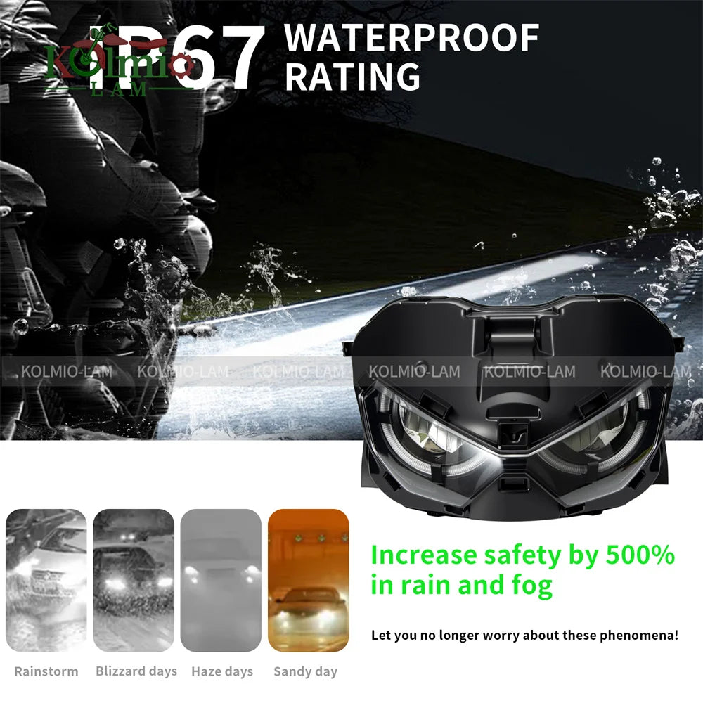 Fit For 2020 - 2025 Honda AFRICA TWIN 1100 CRF1100 Motorcycle Headlight Headlamp CRF 1100 CRF1100L 2024 2023 2022 2021 Light